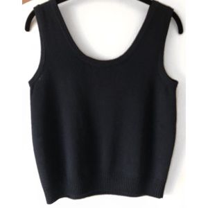 St. John Tops - ST. JOHN BASICS KNITS BLACK TANK SHELL TOP SZ S St. John Tops - ST. JOHN BASICS KNITS BLACK TANK SHELL TOP SZ S